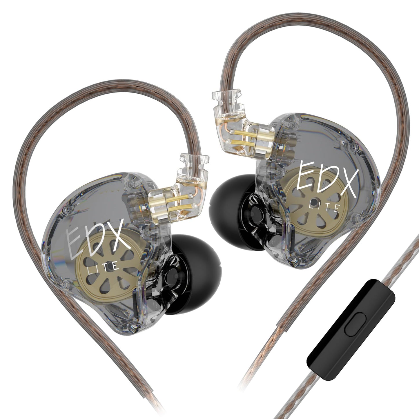 HiFi In-Ear Monitor Earphones – Detachable Cable & Mic