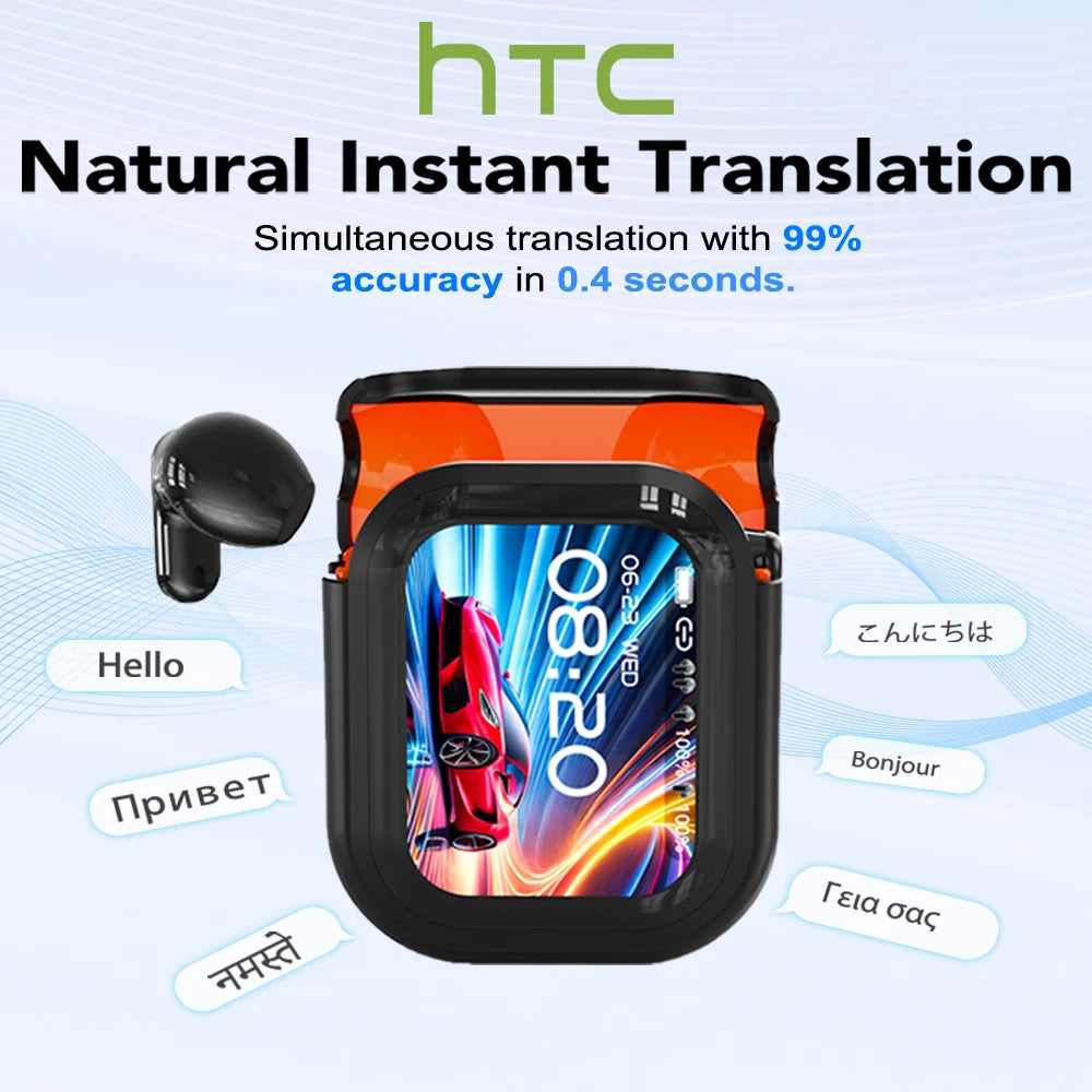 Bluetooth Translation Earbuds – Wireless, Waterproof Design