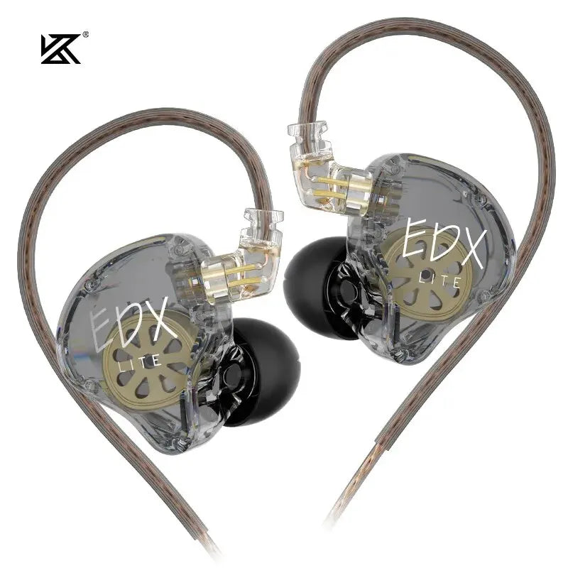 HiFi In-Ear Monitor Earphones – Detachable Cable & Mic