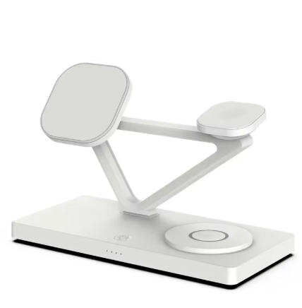 3-in-1 Magnetic Wireless Charging Stand for Apple Devices