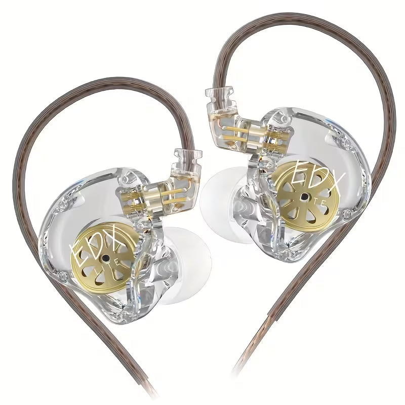 HiFi In-Ear Monitor Earphones – Detachable Cable & Mic