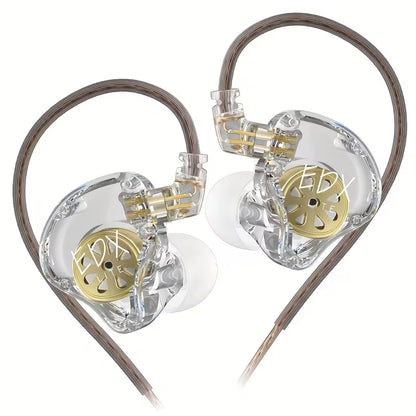 HiFi In-Ear Monitor Earphones – Detachable Cable & Mic