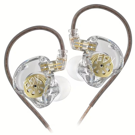 HiFi In-Ear Monitor Earphones – Detachable Cable & Mic