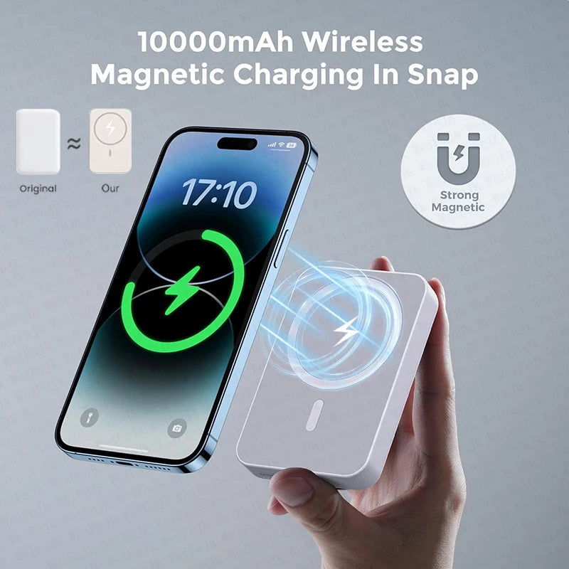 Magnetic Wireless Power Bank – 20W Fast Charging