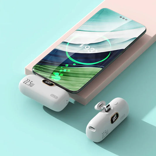 10000mAh Mini Portable Power Bank with Digital Display