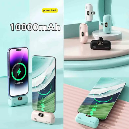 10000mAh Mini Portable Power Bank with Digital Display