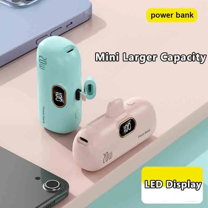 10000mAh Mini Portable Power Bank with Digital Display