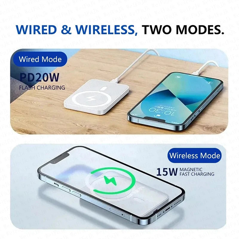 Magnetic Wireless Power Bank – 20W Fast Charging