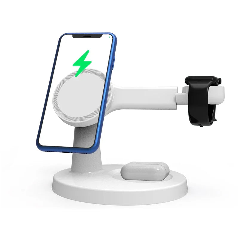 3-in-1 Magnetic Wireless Charging Stand for Apple Devices
