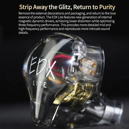 HiFi In-Ear Monitor Earphones – Detachable Cable & Mic