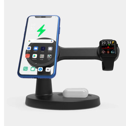 3-in-1 Magnetic Wireless Charging Stand for Apple Devices